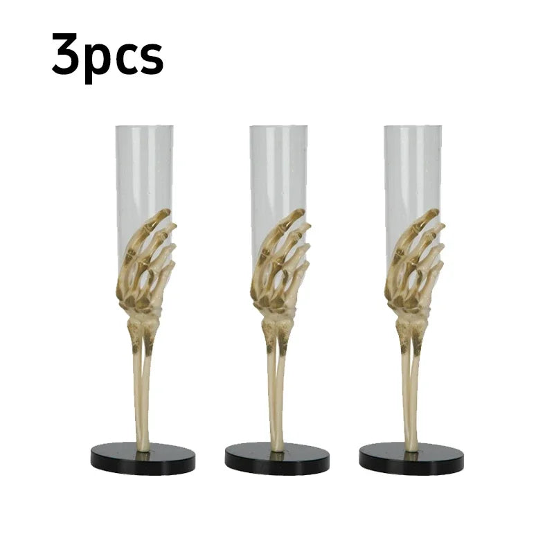 Halloween Decorations Retro Goblet Tableware Skeleton Hand Arm Design Plastic - product image 9