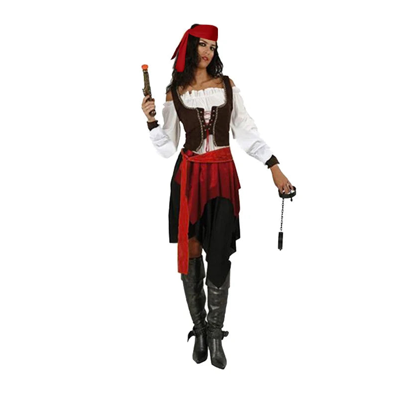 Caribbean Pirate Costume for Adults | Captain Outfit for Men & Women