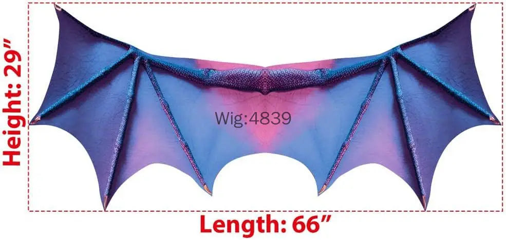 Adult Halloween Decoration Cos Animal Green Purple Wings Costume Dinosaur Dragon Demon Wings Accessorie - product image 6