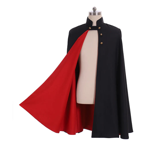Anime Wirt Costume Wirt Black Cloak Wirt Mantle Cape Outfit for Unisex Adult Halloween - XXXL