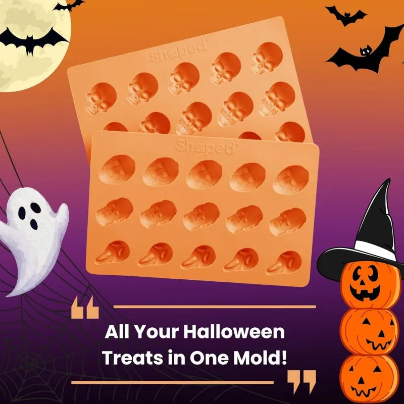 Horror Movie Character Molds - Halloween Silicone Molds for Chocolate, Candy - product image 3