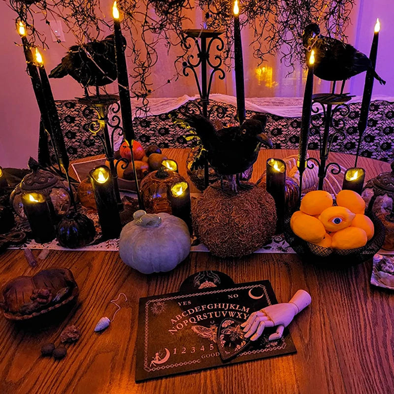 12-Inch Engraved Wooden Pendulum Divination Board