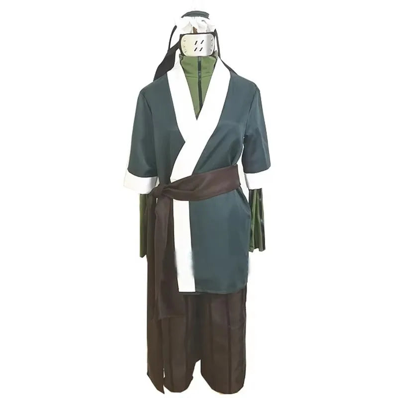 Anime Haku Full Green Kimono Unisex Halloween Costume - Custom size / female