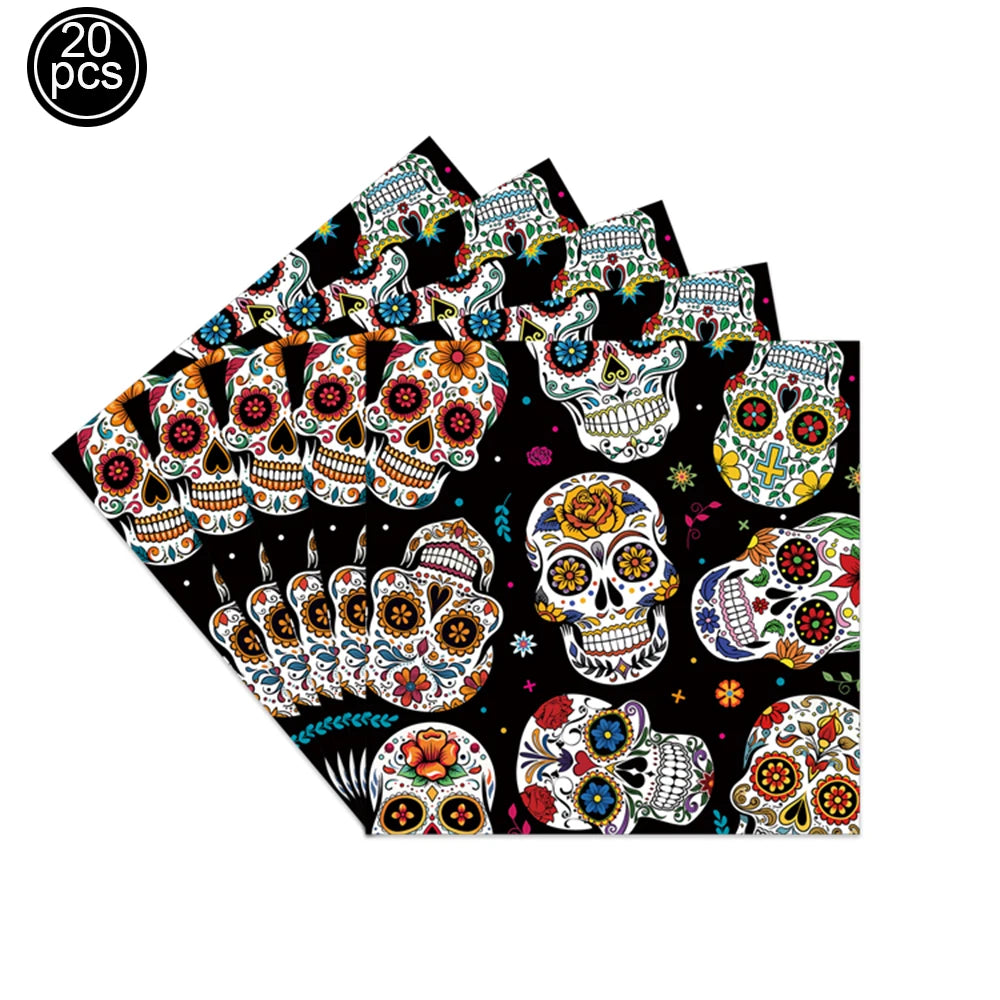 Day of the Dead Skull Party Tableware Set - product image 10