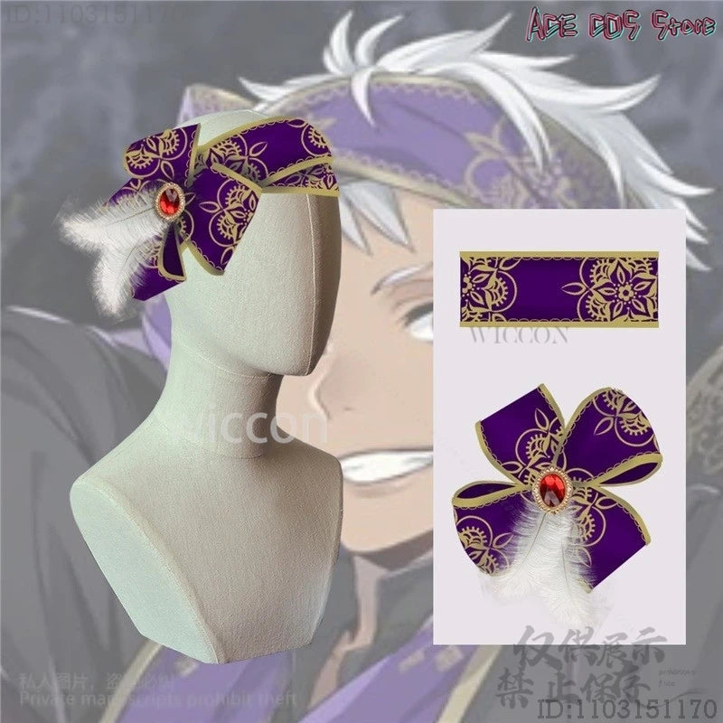 Anime Twisted Wonderland Costume Riddle Black Fancy Cloak Uniform Pants Headwear for - headwear / XXL