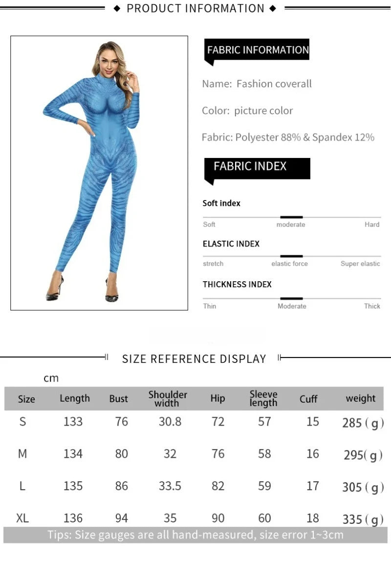 Blue Ocean Fantasy Blue Halloween Costume for Adults - product image 6