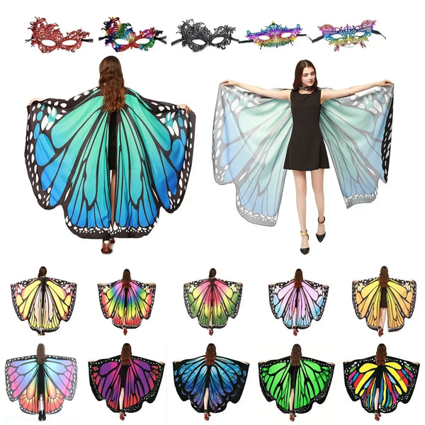 anime Butterfly Wings for children Women Costume Adult Costume Woman Cape Butterfly