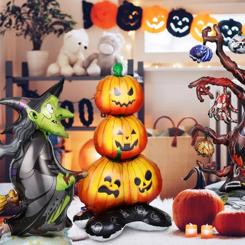 1-10PCS Halloween Ghost Pumpkin Balloon Arch Set for Bar Mall Party Spooky Holiday Decoration for Christmas - product image 2