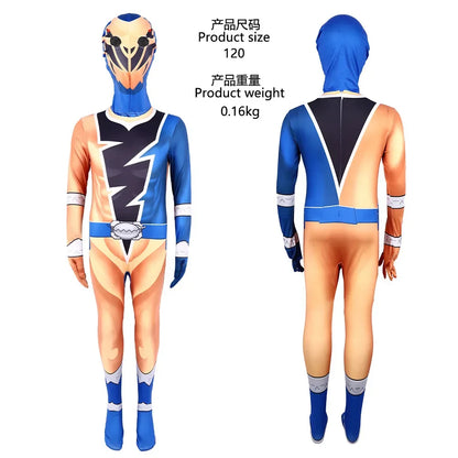 Adult Kids Morpher Superhero Samurai Sentai Shinkenger Rangers Costume Halloween Costume - A8 / 110