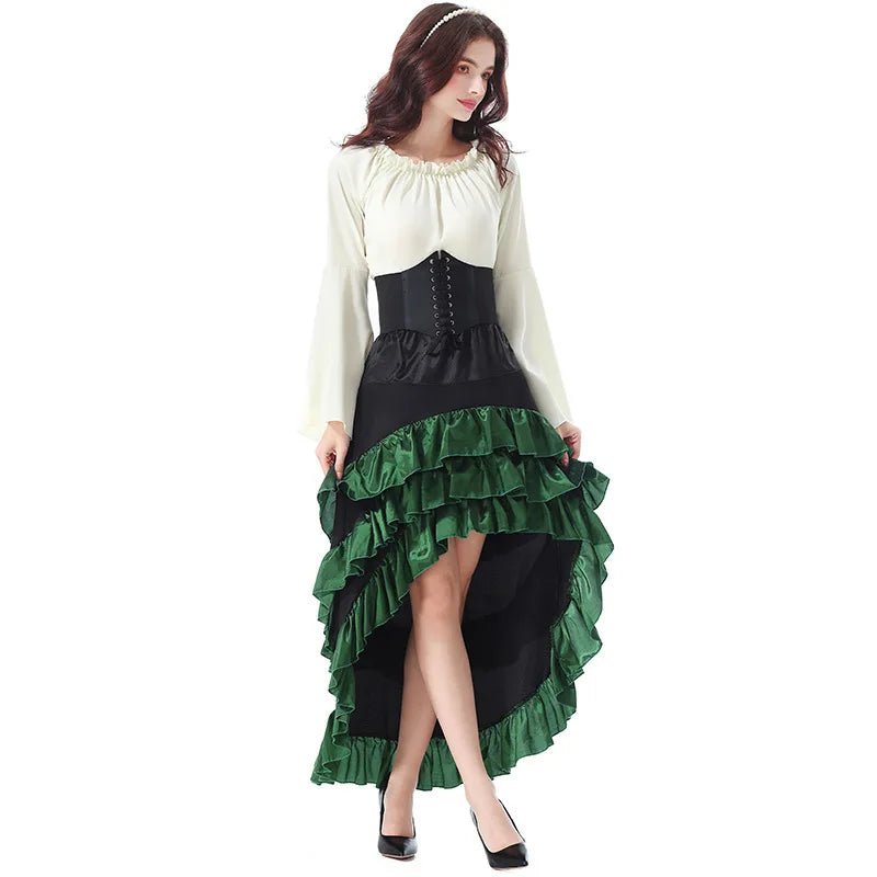 Women's Renaissance Pirate Halloween Costume Set