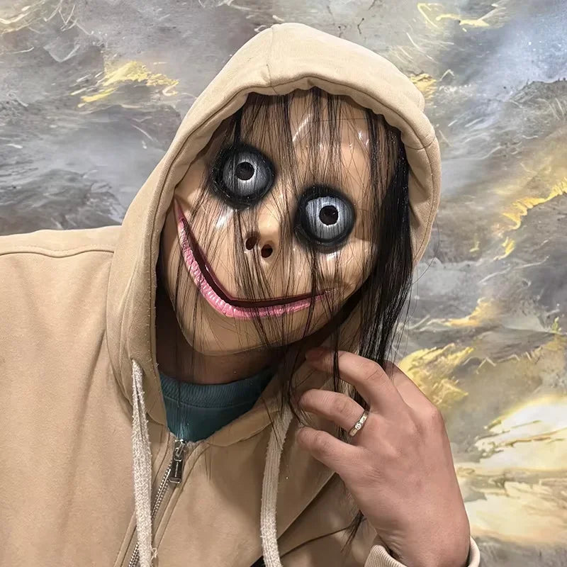 Halloween Horror Scary Clown Mask for Adults Kids Costume Prop Full Face Lightweight - View 2