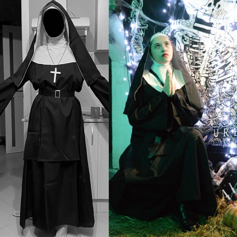 Women's Nun Scary Nun Costume - alternate view 2