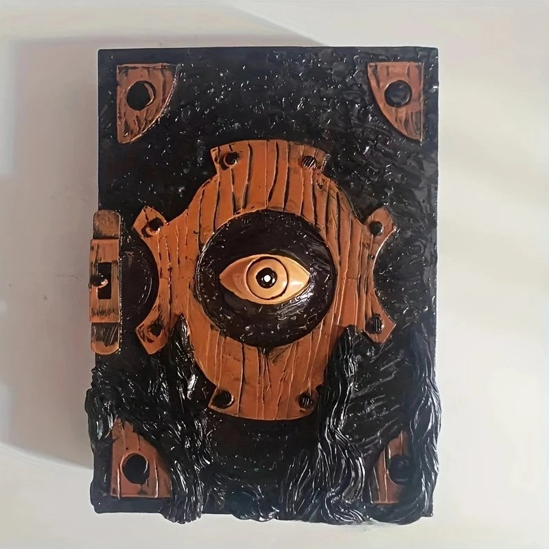 Creepy Devil Eye Halloween Decor Horror Book Curse Gothic Home Ornament - product image 6