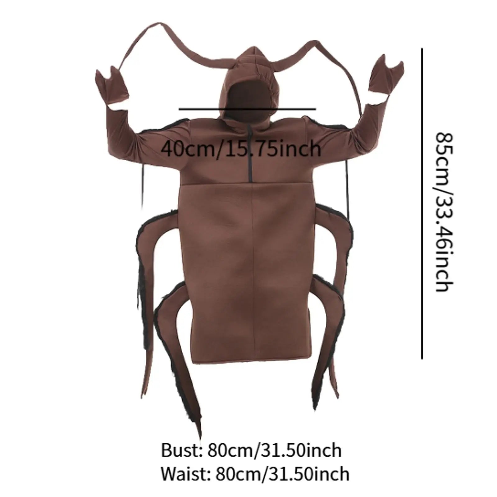 Cockroach Costume Halloween Costume for Pretend Play - View 6