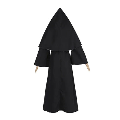 ROLECOS the Nun Costume Horror Films Costume Cross Ghost Halloween Costume the Conjuring - NUN / XXXL