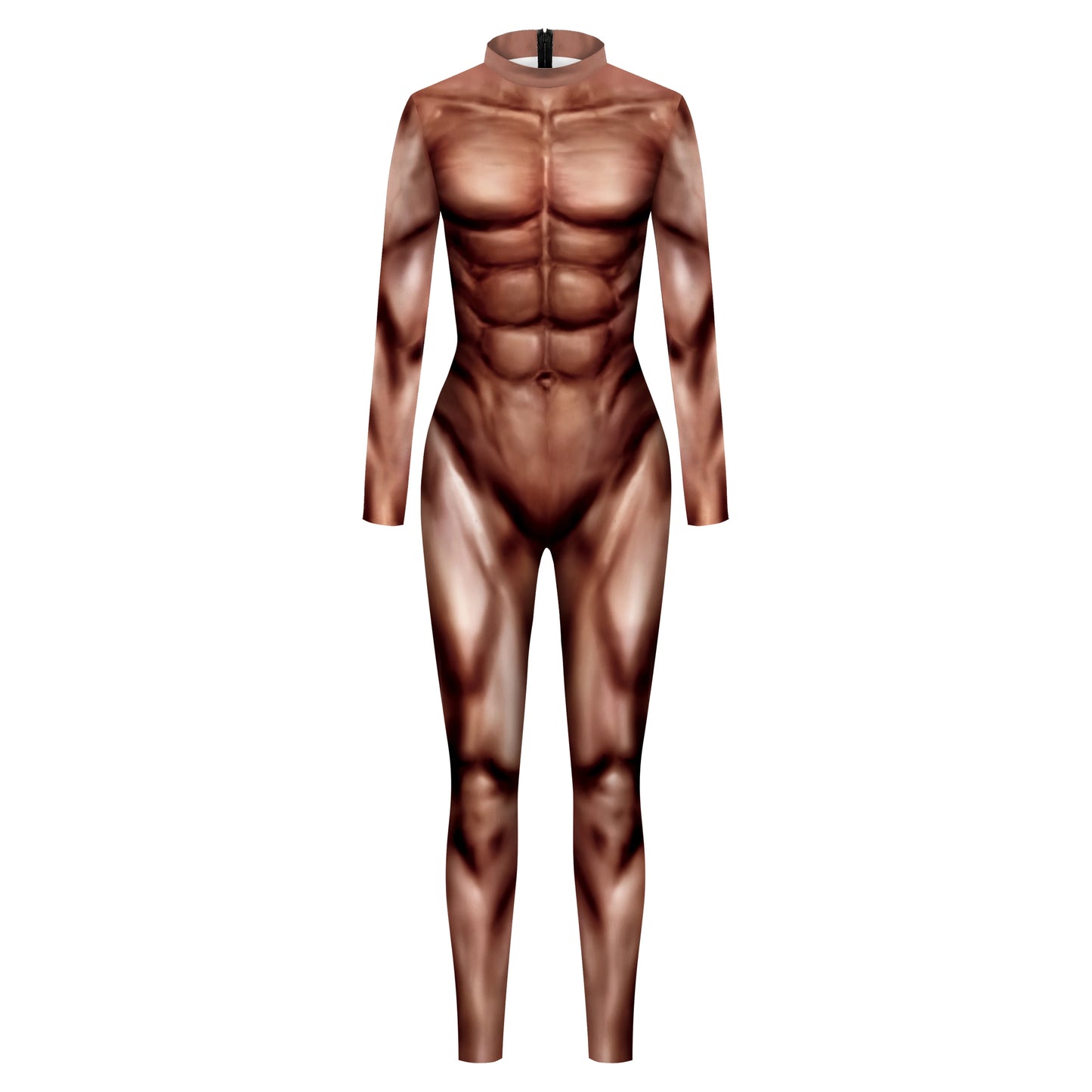 Halloween Costume for Men and Women Anime Movie Imitation Muscle Abs Digital Printing - WOMEN / XL