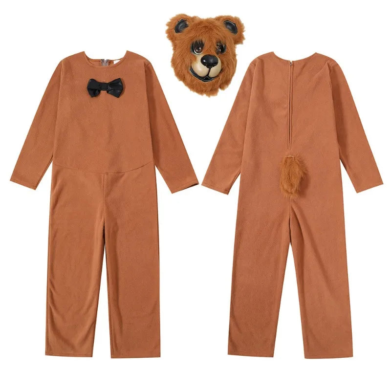 Kids Day Halloween Kids Bear Costume Animal Halloween Furry Cosplay Costume Child Movie Jumpsuit - product image 4