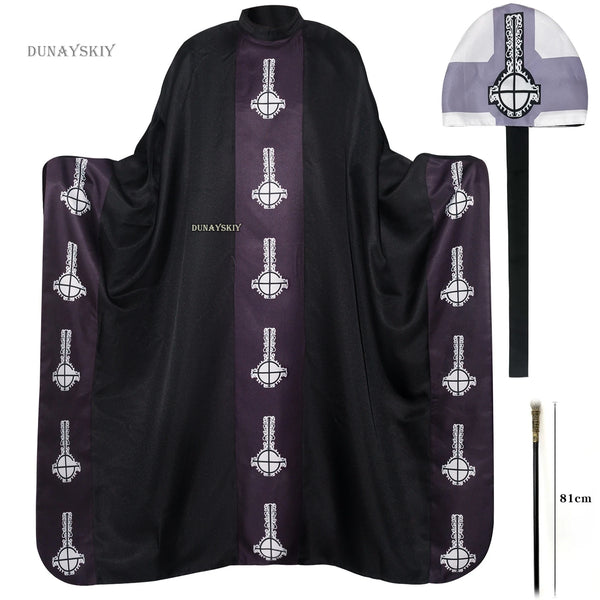 Medieval Halloween Costume for Adults - Black Cape