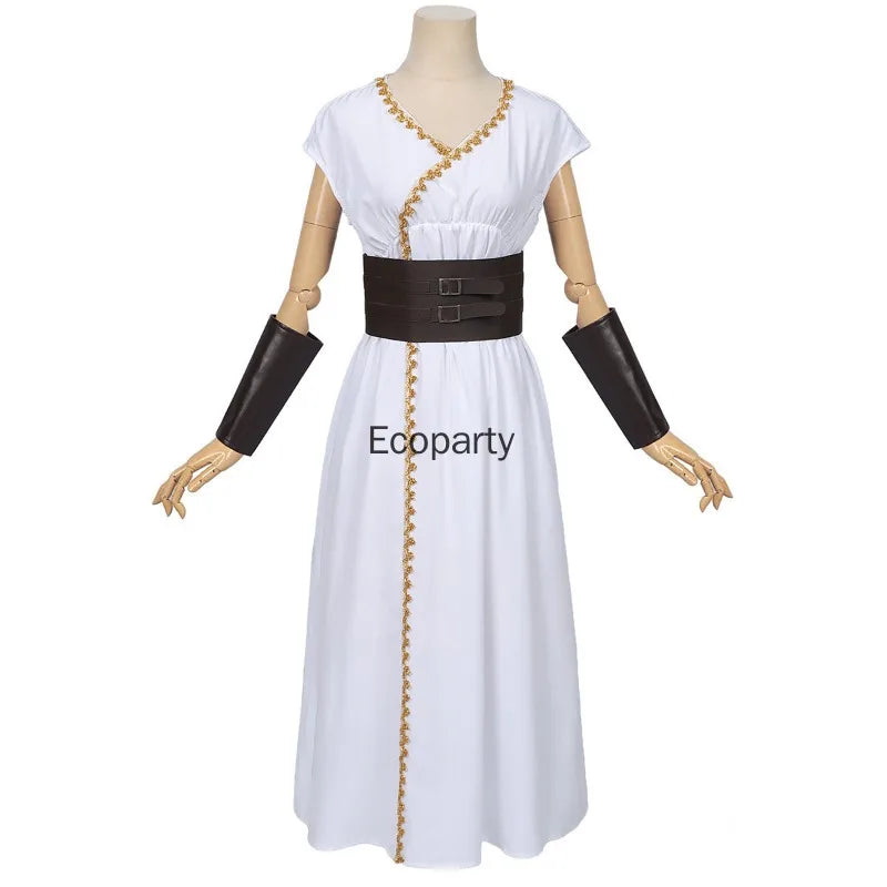 Women Ancient Greek Moon Hunting Goddess Artemis Costume Medieval Princess Costume Dress - Blue / XL