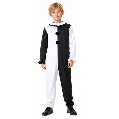 Halloween COS Costumes Broken Soul Clown Costumes Black and White Clown Return Soul Broken - stripe / 110
