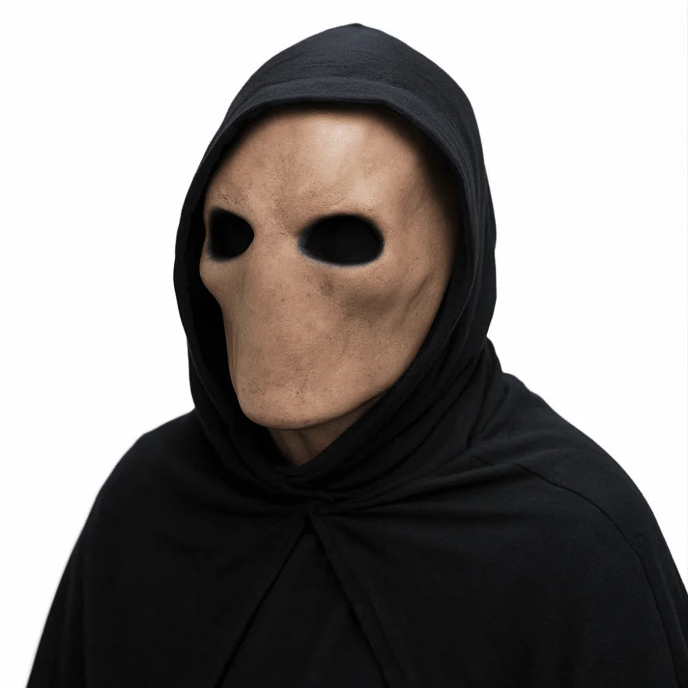 Faceless Man Halloween Slenderman Mask Dress Up Non-toxic Alien Skull Latex Helmet - View 3
