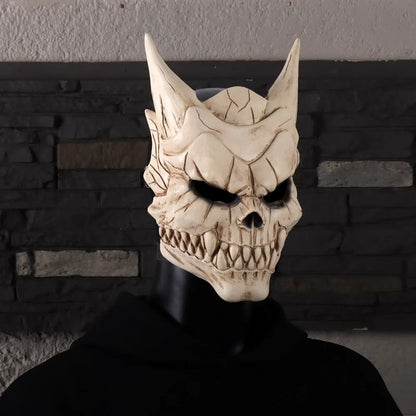 Japan Kaiju No 8 Kafka Hibino Mask Demon Skull Adult Latex Helmet Costume Halloween Props - View 3
