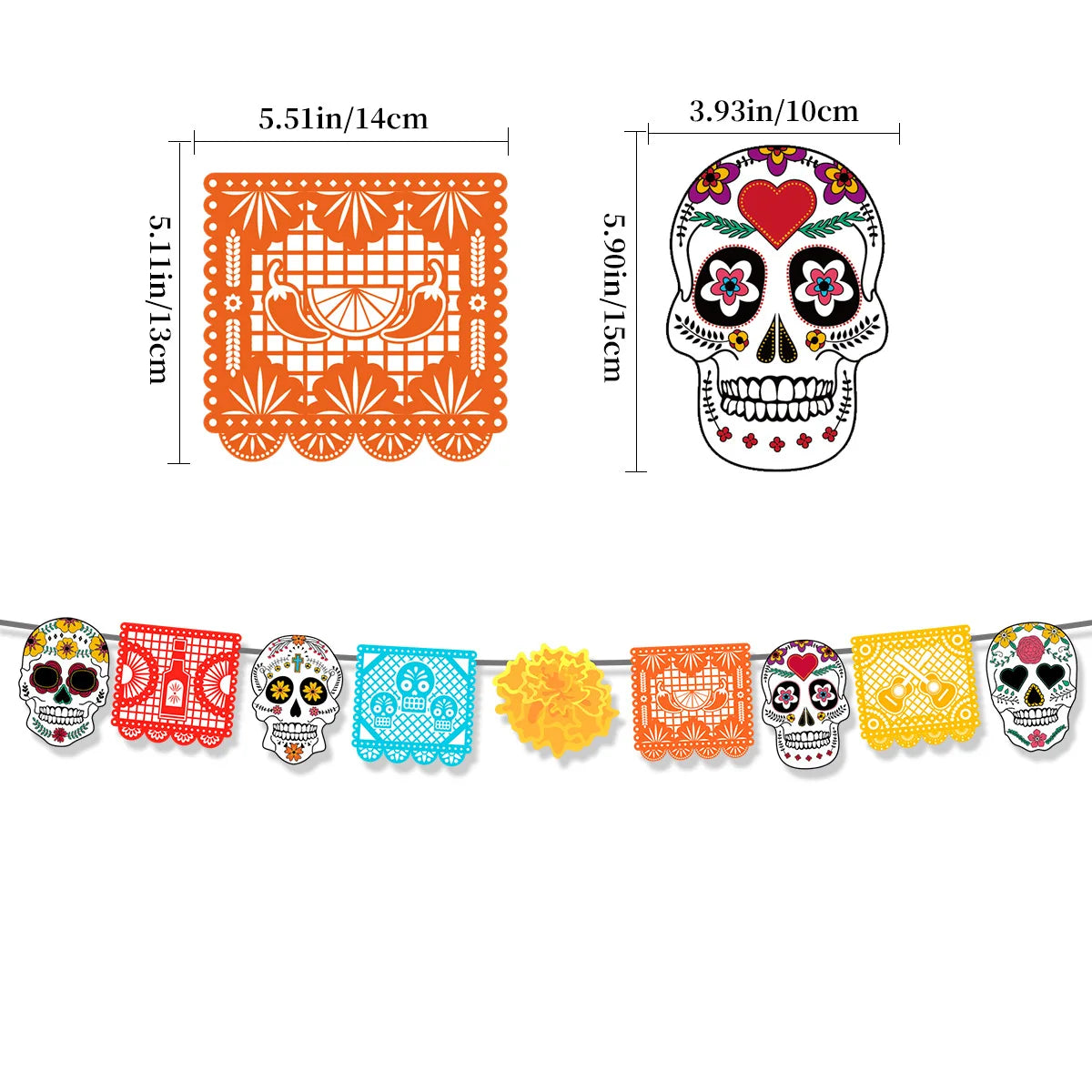 Day of the Dead Skull Party Tableware Set - product image 15