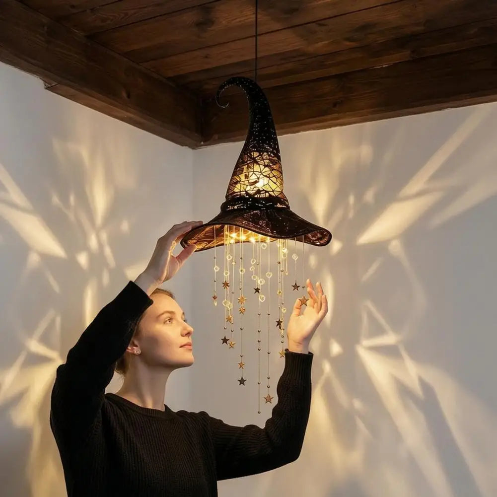 Halloween Hanging Witch Hat Decorations Spooky Halloween Entryway Ornaments - product image 3
