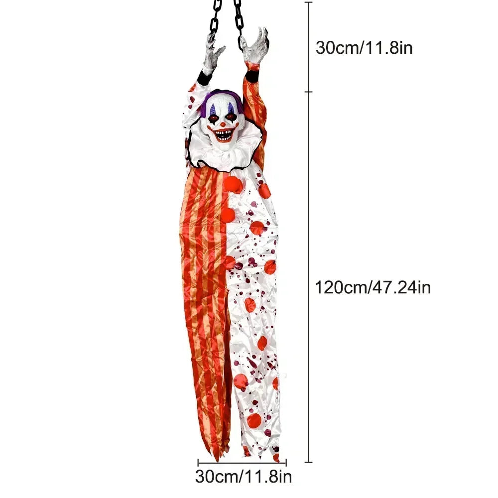 1-Piece Halloween Decoration Hanging Pumpkin Head Scream Sound Party Prop Haunted - product image 20