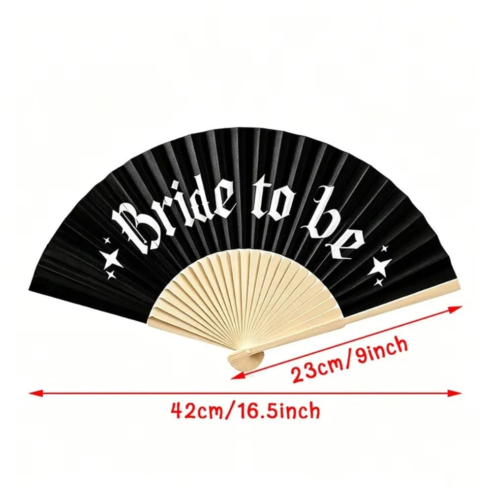 Vintage Gothic His Bride or Die Fan Large Retro Halloween Black White Hand - product image 6