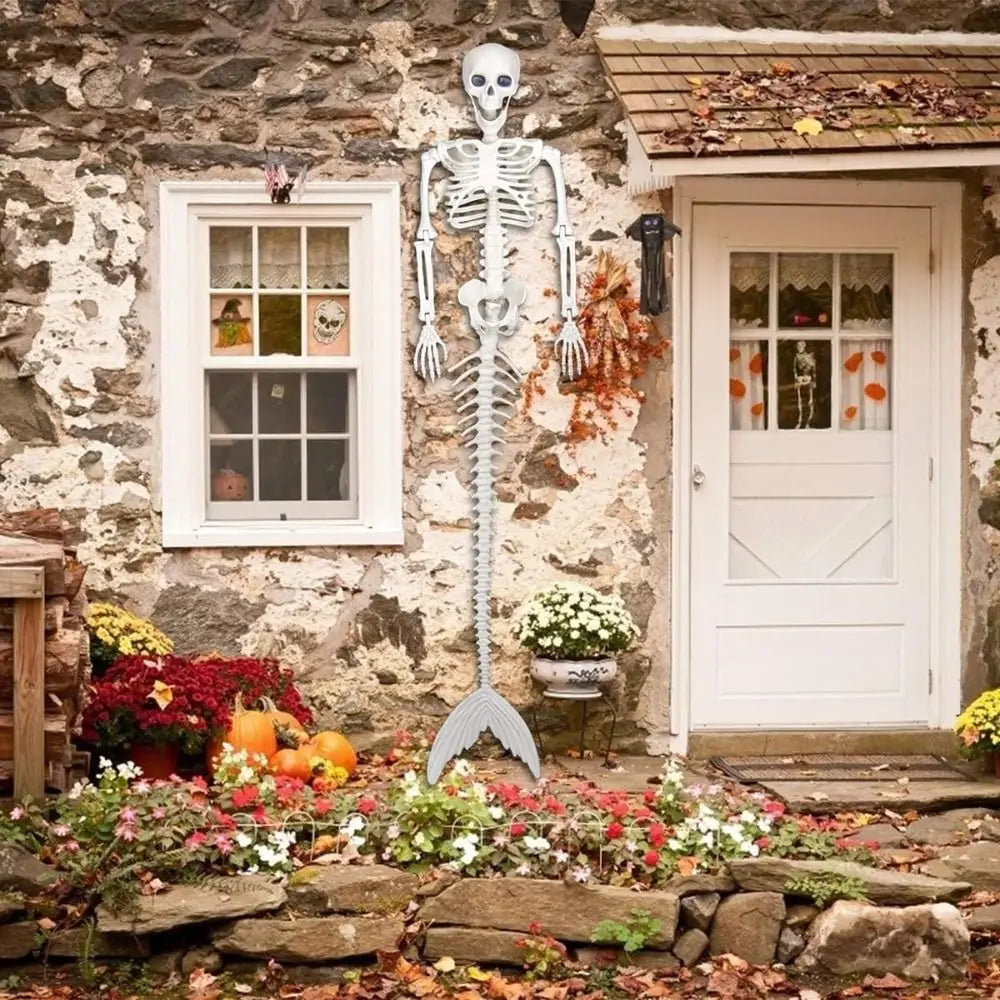 Skeleton Mermaid Skeleton Portable Plastic Decoration Fish Skeleton