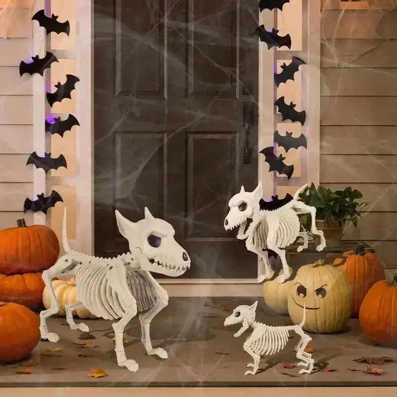 Halloween Skeleton Decoration Props Simulated Animal Models Skeleton Wolf - product image 2