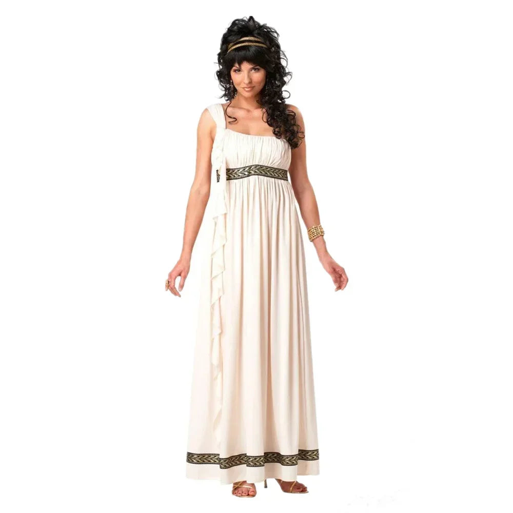 Halloween Man Women Ancient Greek Mythology Rome Toga Robe Greek Mythology God Goddess - Women-2 / XL