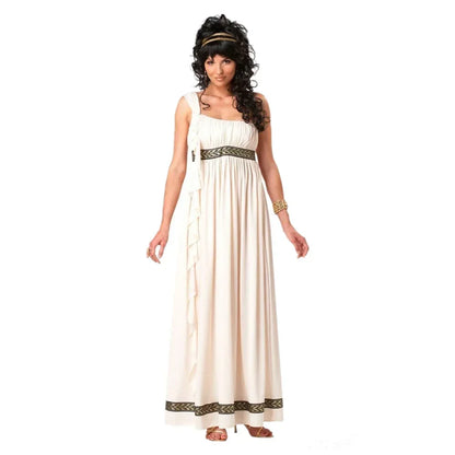 Halloween Man Women Ancient Greek Mythology Rome Toga Robe Greek Mythology God Goddess - Women-2 / XL