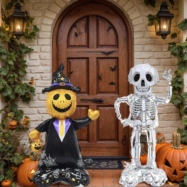 1-Piece Halloween - Themed Witch Grim Reaper Balloon Set 2025 Halloween