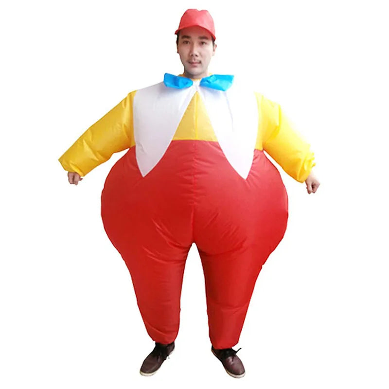DISCOUNTED VARIETY of CLOWN COSTUMES ANNUAL COMEDY PERFORMANCE PARTIES INVERTED CLOWN with - ZW-103-A / Height 59.1–74.8 in (150–190 cm)