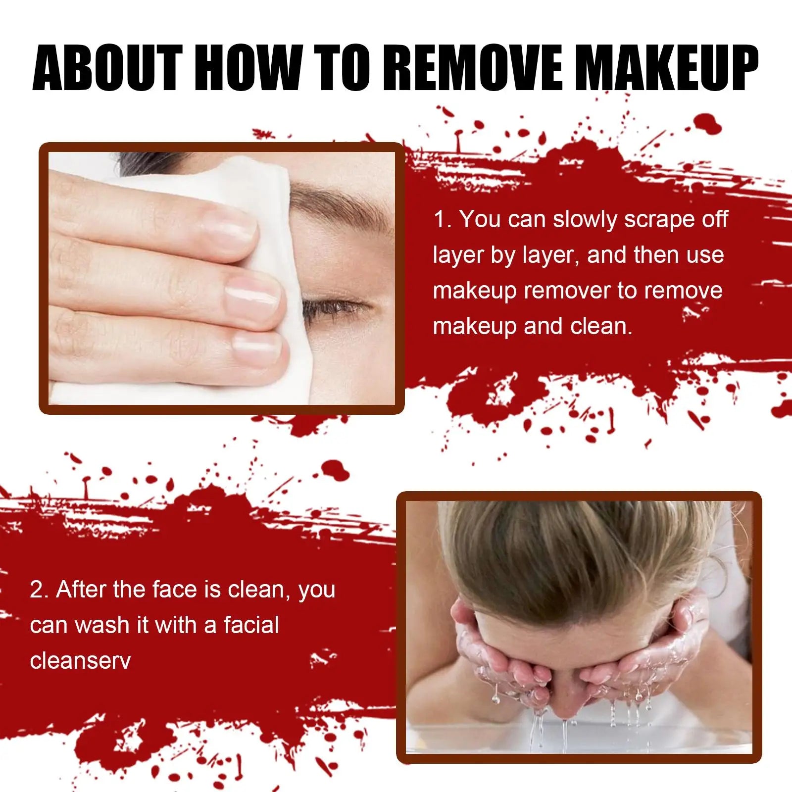 Professional Halloween Makeup Kit Fake Wound Scar Fake Blood Paint Scar Wax Halloween Special Effect Make Up - product image 6