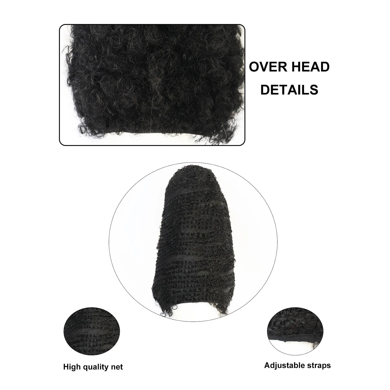 Black & White Monster Bride Wig – Women's Halloween Costume Accessory