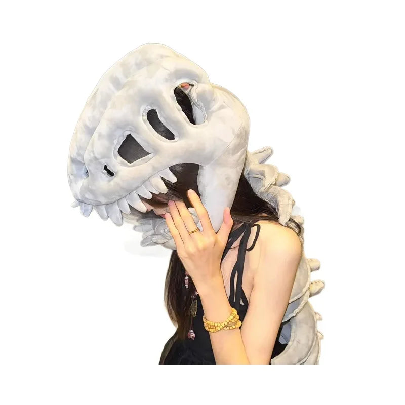 Dinosaur Skeleton Costume Set Adult Dress Up Clothing Plush Bone Suit Party Cosplay Halloween Funny Gift - product image 5