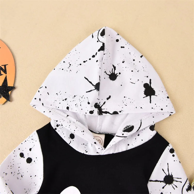 Newborn Infant Baby Girl Boy Clothes Baby Romper Long-Sleeve Hoodies Cotton