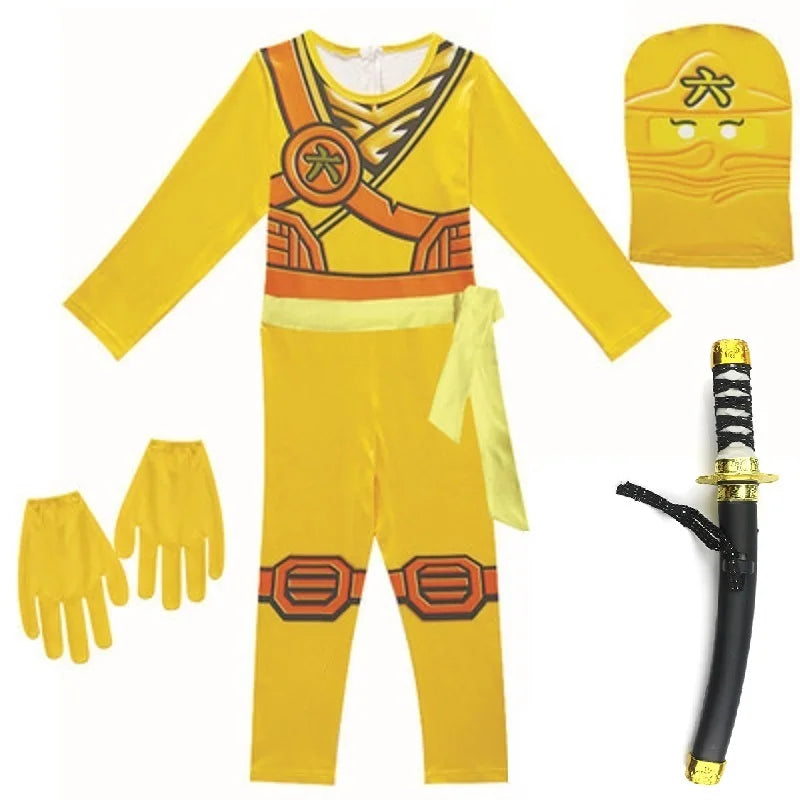 Ninja Cosplay Advanced Latest Role Playing Costume Jumpsuit Set Halloween Christmas Party Ninja