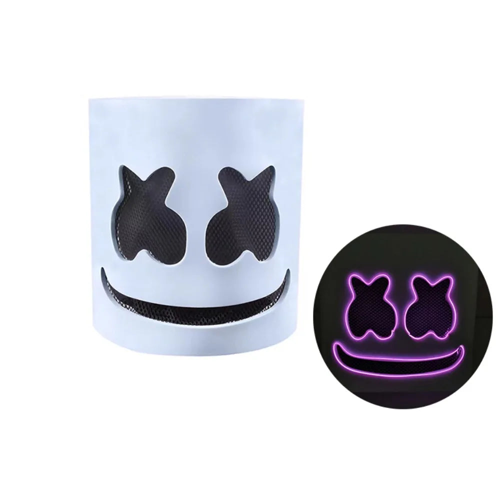 Dj Marshmallow LED Neon Halloween Mask - product image 7