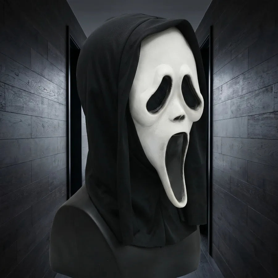 Ghost Face Latex Full-Head Halloween Mask - product image 4