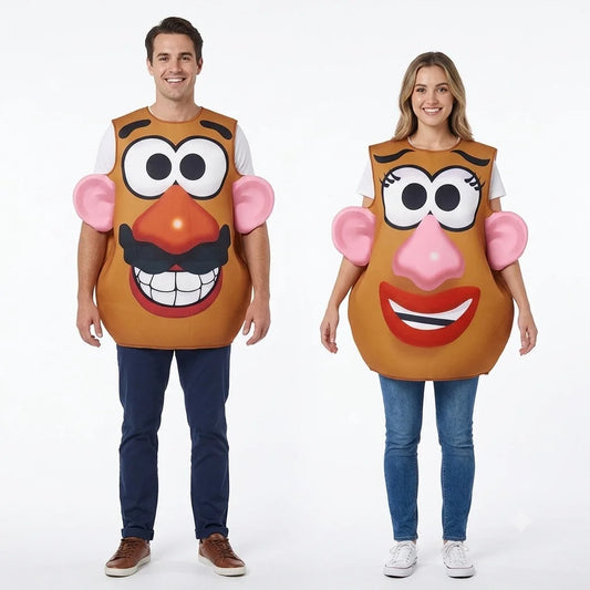 Kids' Kids' Funny Potato Head Costume Mr. and Mrs. Potato Head Matching Outfit