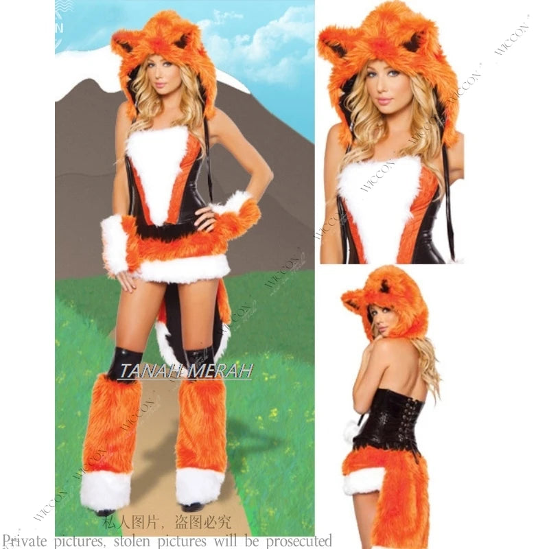 Halloween Party Frog Penguin Panda Cat Fox Monster Dinosaur Pirate Cosplay Costume Jumpsuit Woman Man Party Role Play Bunny Girl