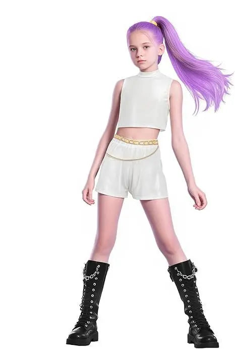 Girls' kpop Outfit Mira Cosplay for Stage Halloween