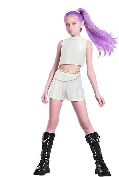 Girls' kpop Outfit Mira Cosplay for Stage Halloween