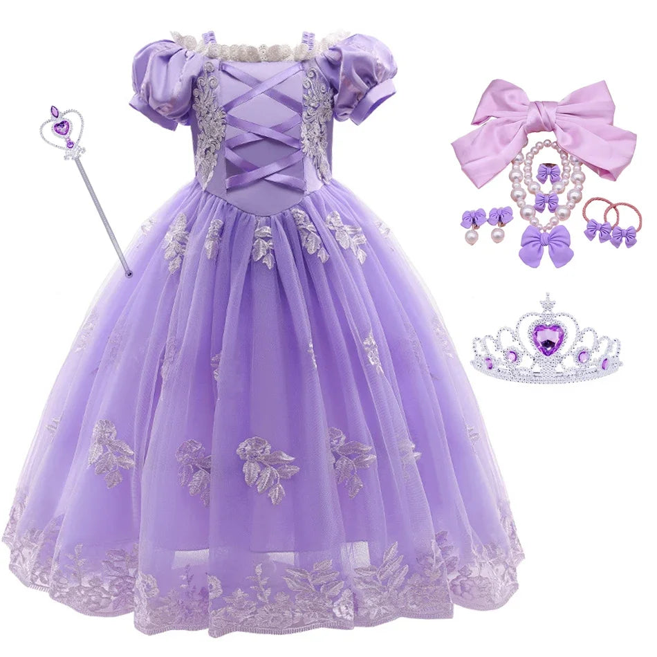 Girls Fairytale Princess Halloween Costume Dress