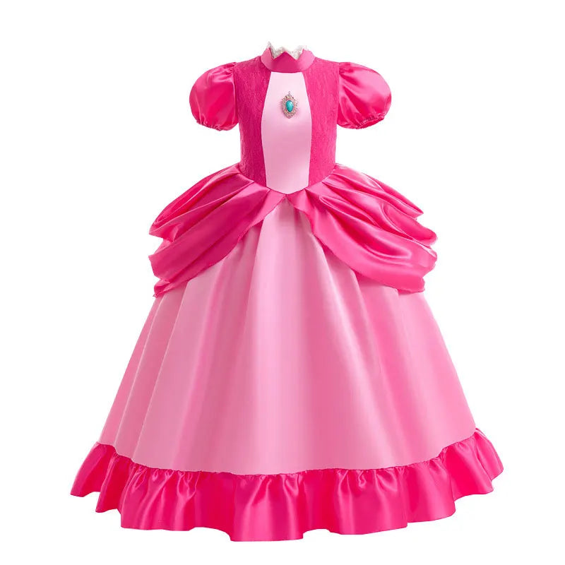 Kids’ Pink Video Game Princess Halloween Costume
