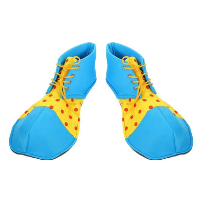 1 Pair Halloween Costume Clown Shoes Clown Giant Shoes Circus Performance Costume Prop - YELLOW